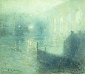 Río Harlem de Noche