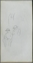 Cuaderno de Bocetos, página 32: Estudio de Figuras