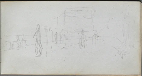Cuaderno de Bocetos, página 40: Estudio de Perspectiva