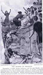 El asesinato de Megallis, 135 a. C.