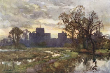 Santa Cruz de los Prados (litografía en color)