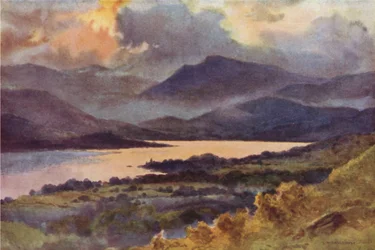 Windermere desde Orrest Head (litografía en color)