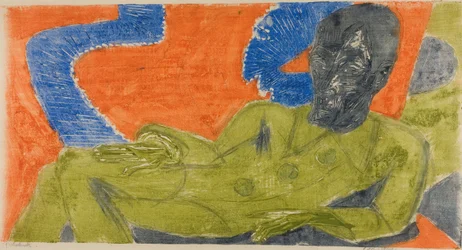 Retrato de Otto Mueller