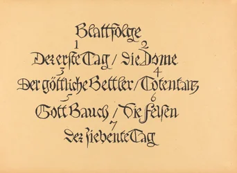 Die Wandlungen Gottes