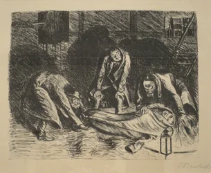 El primo pobre", de Ernst Barlach, c. 1917, Museo de Arte de Honolulú, 13150