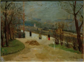 Vista sobre el puente Lombardsbrücke hacia el Alsterdamm