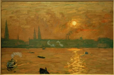 Vista desde el puente Lombardsbrücke hacia el Binnenalster