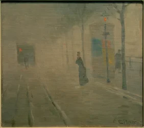Niebla en Hofweg, en Uhlenhorst