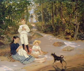 Familia del artista, 1880s