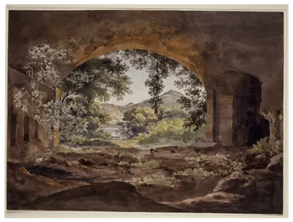 Canal del lago Albano