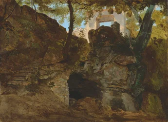 Entrada al Parque Chigi en Ariccia