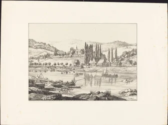 El convento de Neuberg desde Schlierbach