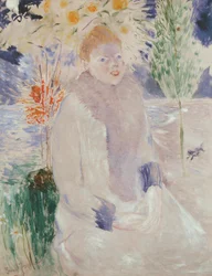 Retrato de una dama, c.1890-1900
