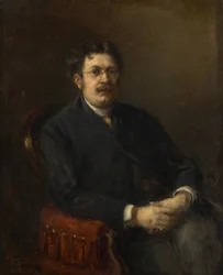 El pintor Karl Heffner