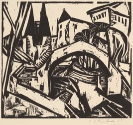 Ribera del Río en Elisabeth Berlín, 1912-1913