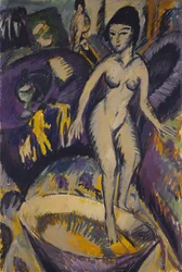 Desnudo femenino con bañera caliente, 1912