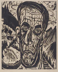 Head of van de Velde, Bright (Kopf van de Velde, Hell)