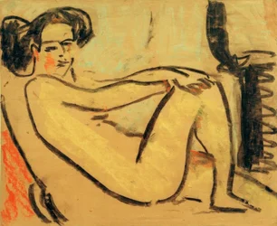 Niña acostada junto al horno