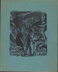 Ludwig Schames Frankfurt a M Gráfica E L Kirchner