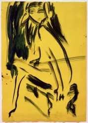 Sin título (Niña sentada)