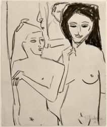Sin título (Dos muchachas desnudas)