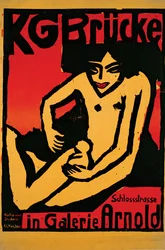 Cartel para la exposición del grupo de artistas 