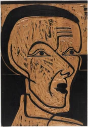 Autorretrato, bloc de dibujo
