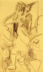 Desnudo peinándose