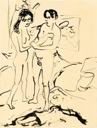 La pareja, c.1907