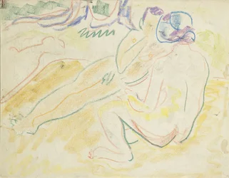Dos Desnudos Reclinado