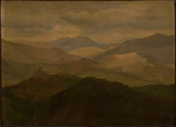 Paisaje montañoso en Civitella