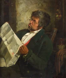 Leyendo las noticias