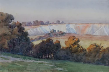 Cantera de Coulsdon desde Farthing Downs