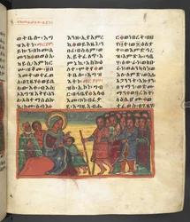 O. 607 f055r, Escena de la vida de la Virgen María, de 