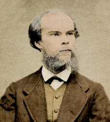 Retrato de Paul Verlaine (1844-1896) después de Carjat 1870