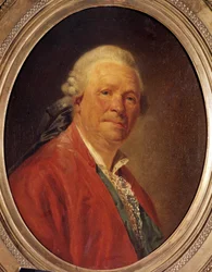 Retrato de Ritter Christoph Willibald von Gluck (1714-1787) compositor alemán. Pintura de Etienne Aubry (1745-1781). Siglo XVIII