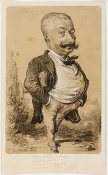 Caricatura de un hombre