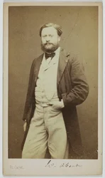 Retrato de Edmond About (1828-1885), novelista, polemista