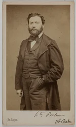 Retrato de Hippolyte Babou (o Jean-sans-Peur), (1824-1878), (hombre de letras)