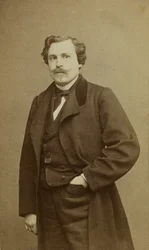 Retrato de Jules Huot de Goncourt 1830-1870