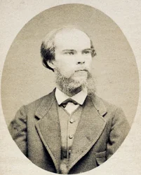 Retrato del poeta Paul Verlaine (1844-1896)