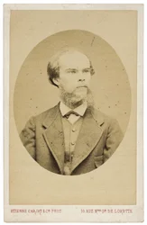 Retrato del poeta Paul Verlaine 1844-1896, c. 1870