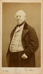 Retrato del compositor y flautista Jean-Louis Tulou 1786-1865, ca. 1860