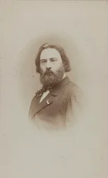 Retrato del pianista y compositor Émile Prudent