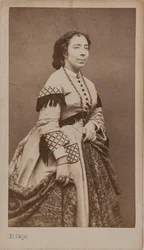 Retrato de la cantante y compositora Pauline Viardot 1821-1910, entre 1860 y 1865
