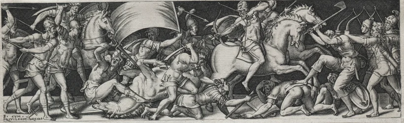Combates y triunfos, probablemente 1560s