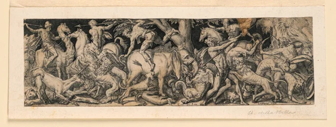 Caza de animales salvajes (friso)