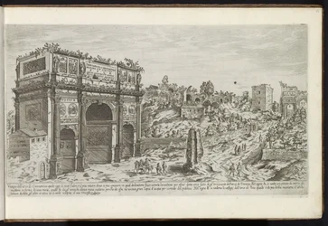Arco de Constantino en Roma Edificios antiguos (título de la serie) I vestigi dell