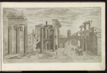 Ruinas del Foro de Nerva Edificios antiguos (título de la serie) I vestigi dell