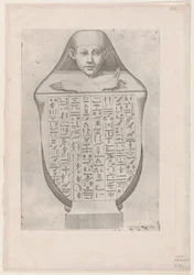 Speculum Romanae Magnificentiae: Cara de un Canopo Egipcio, finales del siglo XVI a principios del XVII